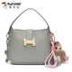 Woodpecker Summer Small Bag Women's 2025 New Fashion Super Hot Chain Crossbody Sac Sac à main décontracté jaune + pendentif