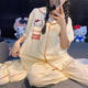 ZIPJBX可爱凯蒂猫三件套装睡衣女夏季ins薄款短袖休闲家居服可外穿 套WZL1483【三件套装】 M 【建议80-100斤】