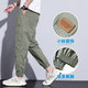 Hailan picks up the bargaining summer thin work pants for men 2025 new loose nine-point sports men's casual trousers [single-piece] 848 Black M