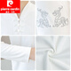 Pierre Cardin Männer mittleren Alters Chinesischer Stil Chinesischer Stil Langsamer T-Shirt Trendy Brand Stickerei Button Top Casual Tang Anzug Herbst und Winter Neues Deutsches Velvet [Vatertagsgeschenk] 9888 White [V-Ausschnitt] besticktes langärmlige M.