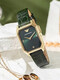 Armani Ladies Watch Fashion Diamond Inclay Belt Fritillaria Quartz Small Green Watch Square Trend AR11149 AR11408