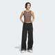Adidas Frauenweste 2025 Herbst Neuer gefälschter Denim gepolsterter Tanktop Sportweste Ke3892/Rock Deep Land Brown L.