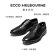 ECCO Leather Shoes for Men, Business Men's Shoes, Formal Leather Shoes, Men's Glossy Leather Shoes, Derby Shoes, Melbourne 621634 HL HL Black/Magnetic Gray 62163450839 42 The size is too large