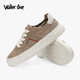 Walker Shop Brand Casual Schuhe Herren neue Marke Leinwandschuhe Herrenschuhe Sommer atmungsaktiven vielseitigen Flachschuhen Herren -Aprikosenfarbe 41