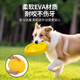 HELLOJOYEVA Foam Float Toy Dog Training Bite-Resistant Ball Frisbee Set Pull Ring Teething Toy Pet Supplies