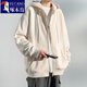 Woodpecker (TUCANO) spring and autumn hooded sweatshirt men's trendy American heavy jacket men's young couple casual loose tops men's clothing QCC-B502-FK693 Black XL