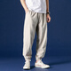 
JEEP SPIRIT pants men's summer thin cotton linen sports pants loose tugs linen pants summer harem pants men's casual trousers dark blue M 90-110Jin[Jin equals 0.5 kg]