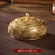 Ornements de bureau en laiton de cendrier pour la maison Chinois Retro Bronze Cendre des ornements antiques pour Double Dragons et Phoenix Double Dragon Cendre de cendrier (environ 695 grammes)