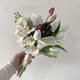 Tulips, calla lilies, bouquets for certificates, fake flowers, artificial flowers, photography props, wedding Korean bridal bouquets HD-Tulips + 3d Phalaenopsis