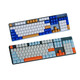 Logitech K845 Wired Mechanical Keyboard Computer E-Sports Office Game Color Personalisierte benutzerdefinierte PBT-Keycap K845+Green and Purple Color Kombination Brandneue Original-RED-Achsenspiel-Player