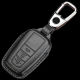 Geeignet für 1424 Prado 3.5L 2700 Key Cover Toyota Prado Land Cruiser Lederschnalle A-Drei-Button Black + Metall Schnalle