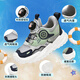Big Mund Monkey Kindersportschuhe 2024 neue Jungenschuhe Mesh atmungsaktiven Laufschuhen mittelgroße Kinder Girls Anti-Rutsch weicher Sohle-Schuhe Dunkelblau (Sommer Single Net) 31 (geeignet für Fußlänge 19.3)