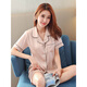 
Catman (MiiOW) high-end pajamas for women in summer ice silk shorts, sexy spring and autumn thin imitation silk cardigan two-piece set 3899 light gray M (85-100Jin [Jin equals 0.5 kg])