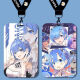 Re:Zero从零开始的异世界生活蕾姆卡套校牌厂牌饭卡工作证保护套 【热销】b15657 长的挂绳+校园卡卡套