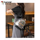 Nicho de pájaros carpinteros Bolsa de plata texturizada para mujeres 2025 NUEVA MARCA MARNA DE MARNA DE MARNA DE MODERA DEL SUMERA COREANO