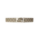 
Gucci (GUCCI) Gucci Kuqi Men's Belt Double G Smooth Buckle Black Men's Belt (Width about 4cm) (Give to boyfriend) Coffee 245861 KGDHN 9767 100 (suitable for waist circumference of 95-105cm)