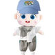 KYODO Jingmeiduo super baby jojo doll baby plush doll baby cute rag doll boy and girl jojo toy doll 35cm overalls jojo-small size