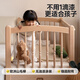 
Genji Wooden Full Solid Wood Children's Splicing Bed with Guardrail Baby Baby Cottage Lifting Bedside Widthing Artifact Children's Bed 0.8 meters Children's Splicing Bed + Mattress 8cm Thick J115