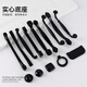 OUOETY cabinet door handle American black cabinet drawer wardrobe door handle modern simple European cabinet single hole small handle 9857-single hole black