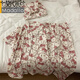 莫代尔冰丝睡衣女ins风凯蒂猫hellokitty春夏季可爱甜美三件套家居服女 14116# M 【建议80-100斤】