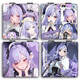 The new character of the game Mockingbird Vivian Flip Folding Mirror for Girls Cute Girl Carrying Double-sided Small Mirror MB13546 Double-sided Same Picture