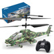 Helcopter Helicopter Helicopter Apache Helcopter Детский мини -портативная модель модели для самолета Boy Boy Toy Toy Green [Фиксированная высокая подвеска + удобная портативность] Пакет Один [Одно электрический модуль + отвертка]]