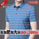 Pier Cardin Algodón puro camiseta de manga corta para hombres en verano casual transpirable más grasa talla grande abdominal suelto con polo de bolsillo real 1695 rojo 5xl 200 Tamaño recomendado 225-250Jin [Jin iguala 0.5 kg]