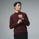Lilang Machine Washable Wool Sweater Men's Winter Sweater 2025 New Business Men's Sweater Warm Knitted Sweater Bottoming Shirt True Red (G5DMS0084S) XL 175/88A