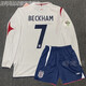 Farley Birds 2006 Weltmeisterschaft England Jersey Beckham Irving Football Training Team Uniform Long und Short Sleeves Recustomed Short Sleeve Top ohne Stempeln ohne Armband xxl