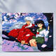 Shantou Lincun Sesshomaru Peste de peinture à l'huile numérique Personnages de dessins animés pour soulager l'ennui, la coloration remplie à la main, la compréhension psychologique, la peinture à l'huile peinte à la main Q693 Inuyasha et Ali 30 * 40cm en bois massif intérieur
