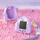 Tamagotchi uni mascota electrónica Purple Little Devil Silicone Cubierta protectora para pegatinas Educación temprana UNI Pink Little Devil Cover - Ded Stickers and Hands