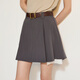 Pantalones de encaje de Ochirly Skirt Falda de falda corta de la línea A Women 2025 Summer Nuevo producto Dark Grey S