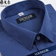 Yageor Flagship Officiel Store Short à manches à manches courtes pour hommes Coton Pure Coton Moyen-Casual Business Iron-Free-Free-Free Paid Shirts à manches courtes DX6630 38 Suggestions [70-95Jin [Jin est égal à 0,5 kg]]]