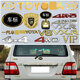 
Manmang is suitable for Land Cruiser 4700 car logo 9907 Land Cruiser FJ100 center net logo LC100 tail logo 9905 front and rear car logo 5 notes color
