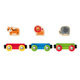 HAPE BAIR GLAY JUNGLE TIERUNG 1 JAHRE ALTEN + Kinderspielzeug Baby glatt Holz Geschenk Dschungel Tierzug