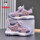 Babudou (Bobdog) Sandales pour filles Chaussures de plage pour enfants Sandales de princesse d'été Sandales non glissantes pour les élèves du primaire et le violet [K983]] 33 de taille d'environ 21 cm