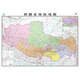 Neue 2025 Tibet Autonomous Region Map 1068*749 mm Papierwandaufkleber Politische Region Gelände Transportmittelkarte