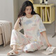 Urbano belleza pijama de verano algodón puro algodón del algodón delgado de algodón corto estudiante de estilo coreano lindo traje de estilo coreano y otoño ropa holgada y9712 m (recomendado 75-95Jin [Jin equivale a 0.5 kg])