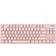 Logitech Logitech K835 Wired Mechanical Keyboard 84 Taste E-Sports-Büro Office Tippen Desktop Computer Haushalt Pink Red Shaft Logitech K835 Weiß + Large Table Matte Echtbox
