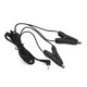 Sexo sm clip de choque eléctrico clip de mama Masaje Masaje de mama Patch Mays Men y mujeres Utensilios 1387 Doble Clip Negro 4 Patch Pequeño enchufe