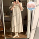S.Sofea Cloud Cotton Nachthemd mit Brustkissen dünne kurze Ärmel süßer Prinzessinstil für Outdoor -Kleidung 6630z# Pink 175 L