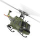 YUXIANG F07V Huey UH1D REAL REMOTE COMPOME Hélicoptère à six canaux Hélicoptère Real Model Aircraft Gas de main gauche