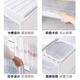 Zhongshangguan Gabinete de almacenamiento Armario Caja de almacenamiento Caja de almacenamiento Caja de almacenamiento Cajero de almacenamiento Cajón de almacenamiento Domorable Gabinete de almacenamiento simple 45-3523 Profundidad 45*Ancho 35*High 23cm White One-Pack Cajón blanco puro Modelo de exportación espesada