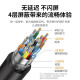 绿联（UGREEN） HDMI线2.0/1版 4k/8k数字高清线 3D视频线笔记本电脑机顶盒接电 HDMI2.0【4K60hz】黑绿款 1.5m