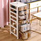 Sternoptimierte kosmetische Lagerschrank-Schubladenstyle Multi-Layer-Speicherregalbodenbodenboden-Desktop-Hautpflegeproduktspeicherbox unter Tisch Organisierungsschrank weiße 6-Stufe weiße 6-Level
