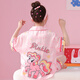 Little Pony (My Little Pony) 2025 Nouveau Ice and Snow Silk Children's Pyjamas Summer Girls Firms à manches courtes Little Pony Girl Home Clothes Summer 6627-YUGUI CHIEN [ICE AND SIEK] 170 Taille 8 [Hauteur 100cm-110cm]