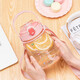 Tuanqi Water Cup Women's grande capacité Style d'été Paille Paille à haute température Big Belly Cup Special Special Kettle Plastic Cup ZKBHSL-12159 Transparent 400 ml Strip Style