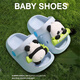 Tudouwu Children's Slippers Baby Croc Shoes Non-slip Boys Girls Infants Children's Indoor and Outdoor Home Beach Sandals Rabbit-White 13.5 Inner Length 14cm Suitable for Feet Length 13-13.5cm
