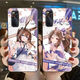 
KYODO Ark of Tomorrow Desolation Lapland Mobile Phone Case Honeysuckle is suitable for vivos18 Apple 15pro Huawei mate60 v16787 Honeysuckle-Tempered Glass Shell Suitable for Apple Model-Remember to send it to customer service
