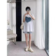 
Baintan straight hair pregnancy summer suit women's two-piece set top shorts maternity suit summer large size pregnancy shorts 13556-milk tea color L